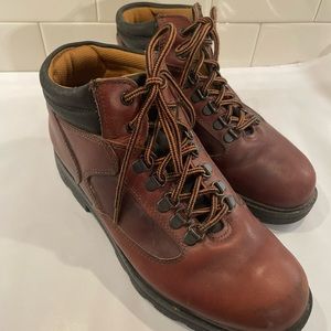 Dexter Womens Boulder Waterproof Work Boots Hiking Leather Brown 10 M